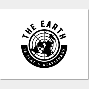 Flat Earth Open your Eyes Posters and Art